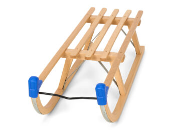 Alternative view of Wooden sledge Davos Spolnota 100 cm