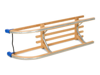Wooden sledge Davos Spolnota 100 cm - Image 3