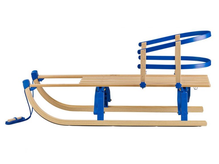 Buy Wooden Sledges with Back support - Snow Sleds Online U.K.