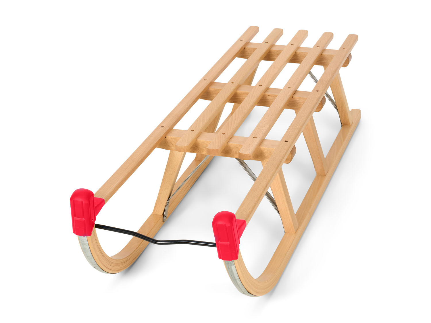Classic Wooden Sledge Davos Style 110cm - Image 2