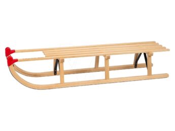 Wooden sledge Davos Nijdam 120 cm