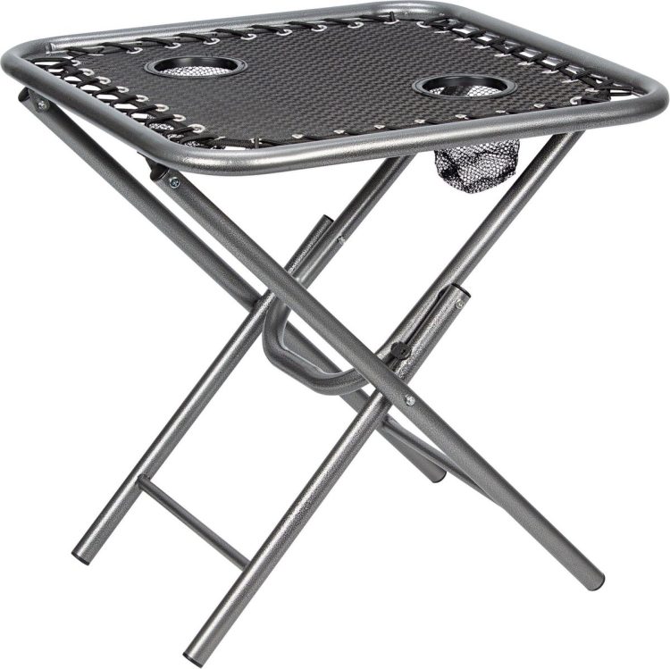 Portable Camping Picnic Tray Table And 2 Chairs Folding Furniture Set - Image 3