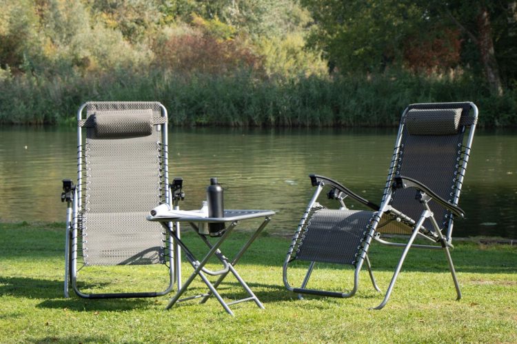 Portable Camping Picnic Tray Table And 2 Chairs Folding Furniture Set - Image 6