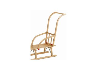 Gloco Wooden Backrest with Push Handle for Gloco wooden sledges