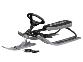 Stiga Snowracer Iconic Steering Sledge Special Silver Edition