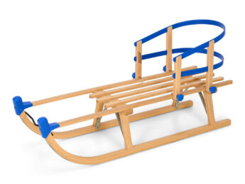 Snow sledge for Kids with backrest 100 cm Spolnota