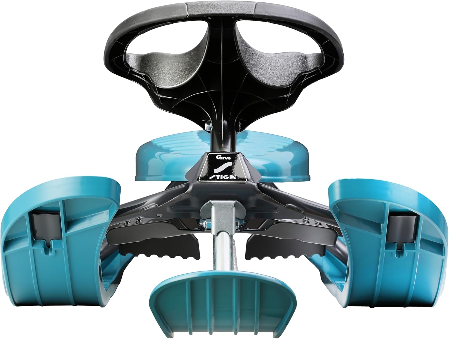 Stiga Snowracer Curve Bio Steering Sled Graphite/Aqua - Image 3